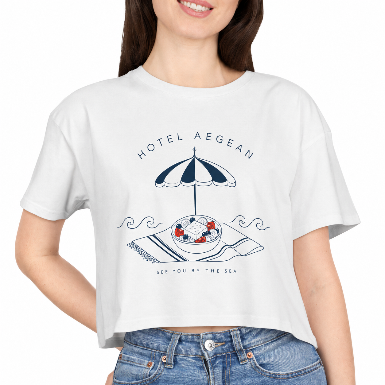 Aegean Club Greek Salad Tee