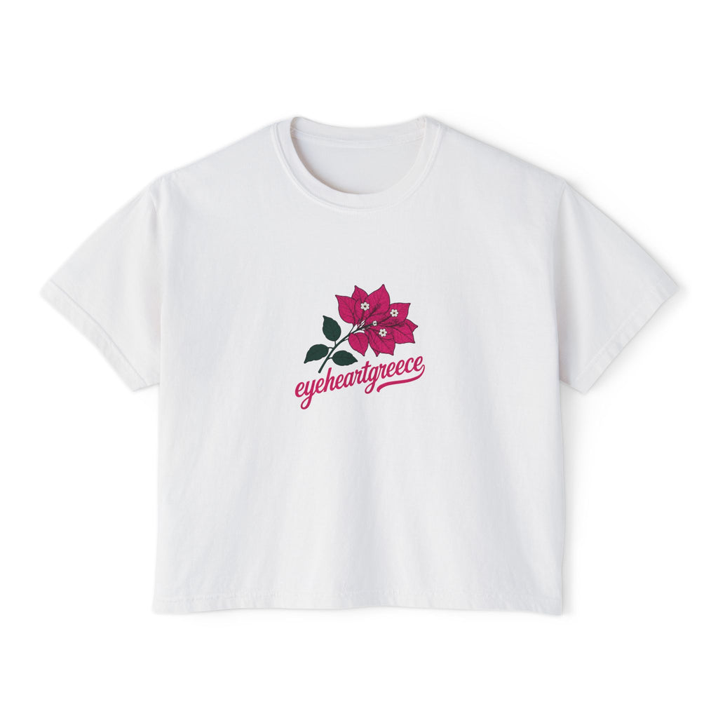 Aegean Bloom Women's Boxy Tee